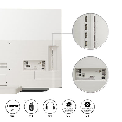 LG OLED48C26LB connections