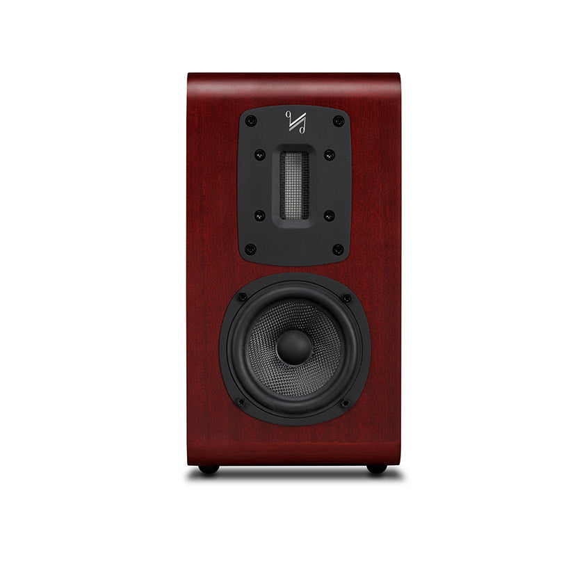 Quad S-1 Ribbon Bookshelf Speaker in mahogany