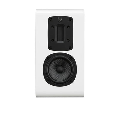 Quad S-1 Ribbon Bookshelf Speaker in white gloss