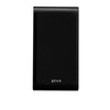 Quad S-2 Ribbon Bookshelf Speaker in black with grille on