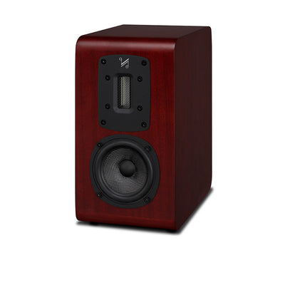 Quad S-2 Ribbon Bookshelf Speaker in mahogany