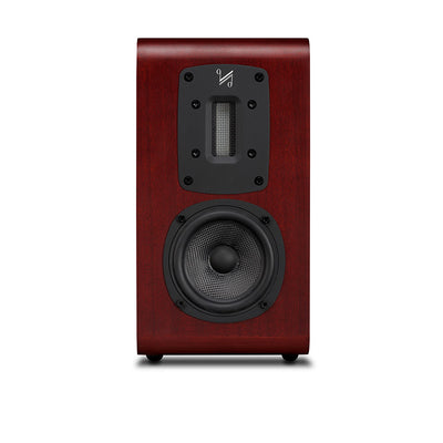 Quad S-2 Ribbon Bookshelf Speaker in mahogany
