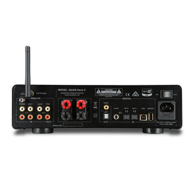 Quad Vena II Amplifier rear connections