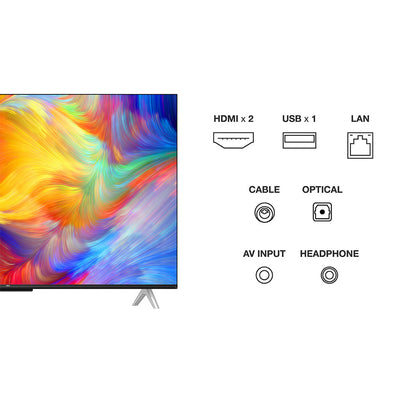 TCL 43P638K 43" (2022) 4K UHD Android LED TV