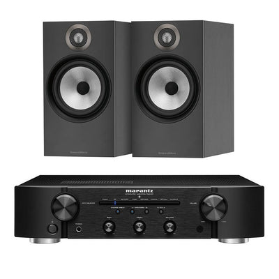 Marantz PM6007 - Bowers & Wilkins 606 S2 Bookshelf Speakers
