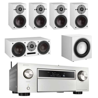 Denon AVC-X6700H 8K AV Amplifier With Dali Oberon 1 5.1 Speaker Package Dali E9F Subwoofer