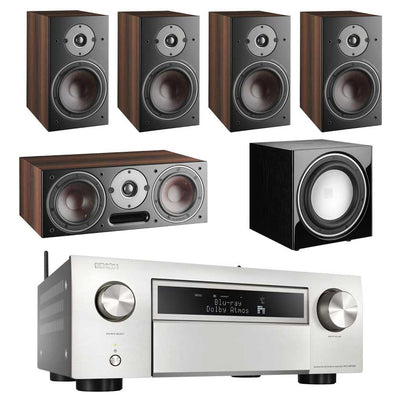 Denon AVC-X6700H 8K AV Amplifier With Dali Oberon 3 5.1 Speaker Package Dali E9F Subwoofer