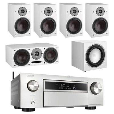 Denon AVC-X6700H 8K AV Amplifier With Dali Oberon 3 5.1 Speaker Package Dali E9F Subwoofer