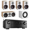 Denon AVC-X4500H 8K AV Receiver With Dali Oberon 3 5.1 Speaker Package and Dali E9F Subwoofer