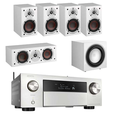 Denon AVC-X4700H 8K AV Amplifier With Dali Spektor 1 5.1 Speaker Package