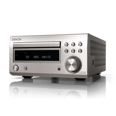 DENON D-M41 DAB Micro System With Bluetooth - Silver - Call SpatialOnline 0345 557 7334
