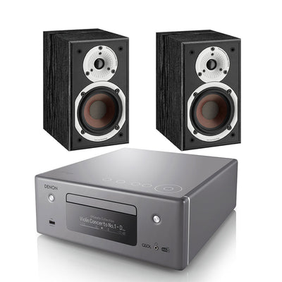 Denon Ceol RCD-N11 - Dali Spektor 1 Bookshelf Speakers