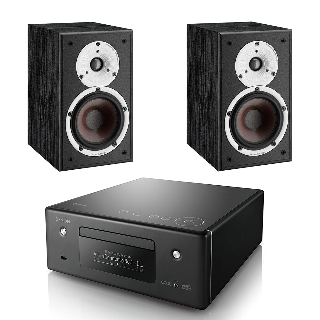 Denon Ceol RCD-N11 - Dali Spektor 2 Bookshelf Speakers