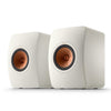 KEF LS50 Meta Bookshelf Speakers mineral white