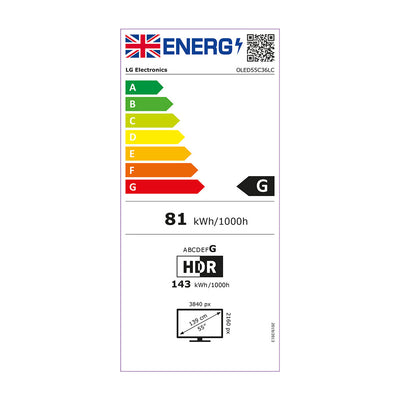 LG OLED55C36LC 55" 4K OLED evo TV