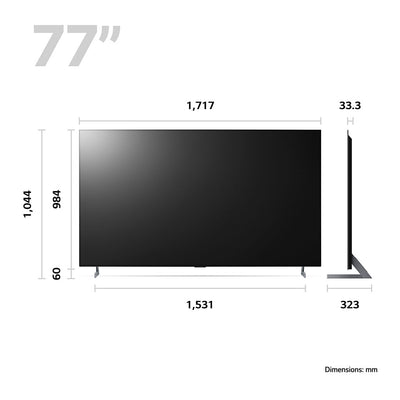LG SIGNATURE OLED77Z39LA 77" 8K OLED evo TV