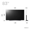 LG OLED83C34LA 83" 4K OLED evo TV