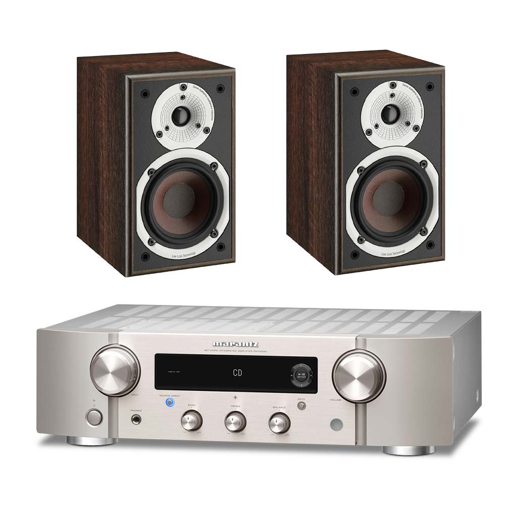 Marantz PM7000N Amplifier - Dali Spektor 1 Bookshelf Speakers