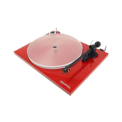 Pro-Ject Essential III A Turntable - Red gloss - Call SpatialOnline 0345 557 7334