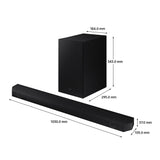 Samsung Q600B 3.1.2ch Cinematic Dolby Atmos and DTS:X Soundbar with Subwoofer 
