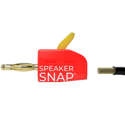 Speaker Snap Banana Plugs - 6 Pairs (12 Plugs)